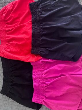 Lot of 4 pair CRZ Yoga Running Shorts